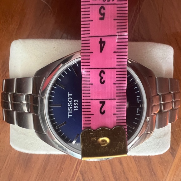 TISSOT 1853 SUPERDEAL ! men’s watch PR Titanium blue face - Picture 13 of 13